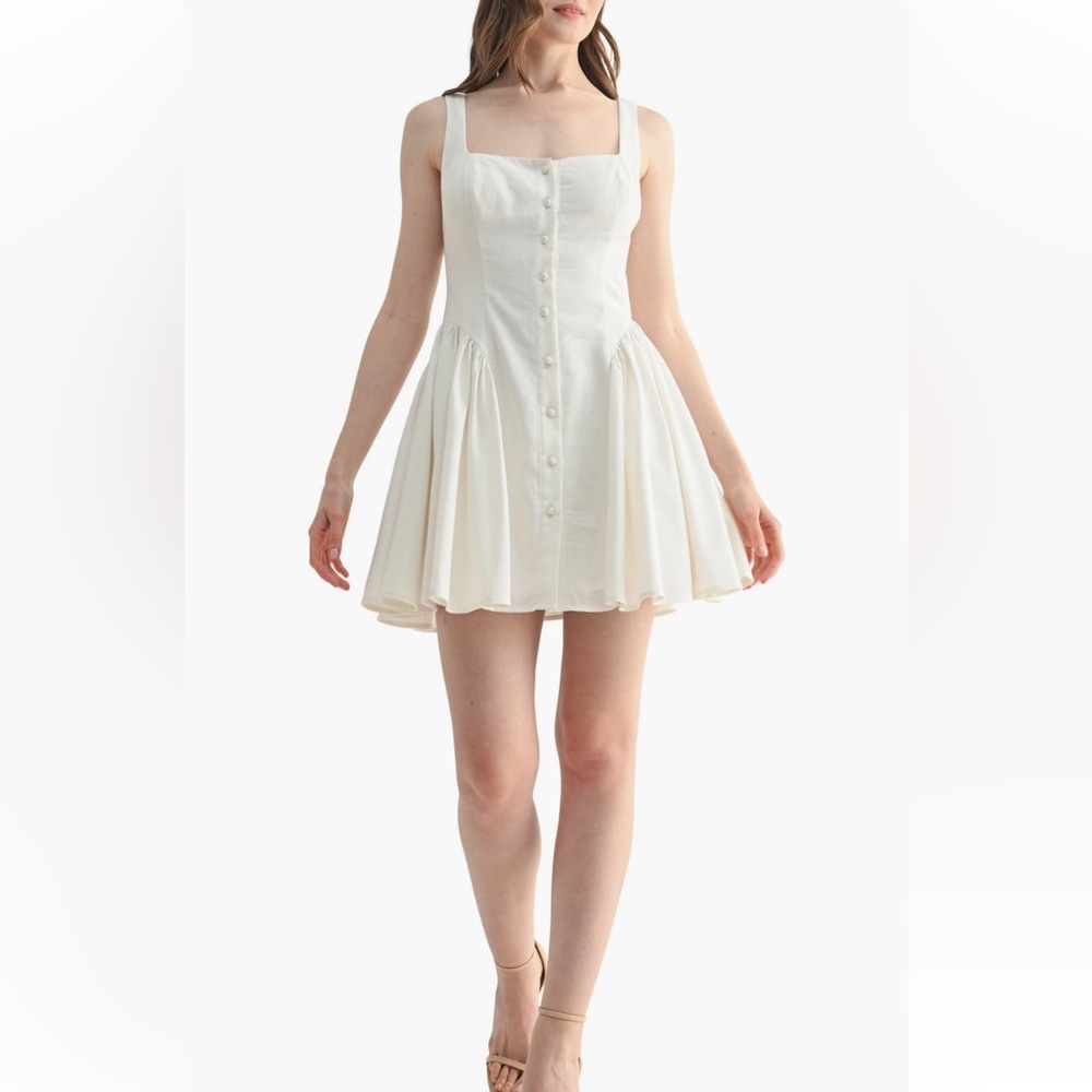 All in Favor Button-Up dress